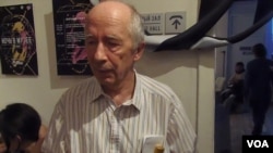 学者捷连采夫（美国之音白桦拍摄）