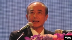 台湾立法院长王金平(美国之音 张佩芝拍摄)