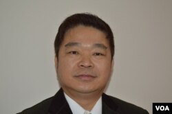 民进党立委蔡煌琅3月3日在立法院（美国之音申华拍摄）