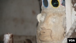 Traditional West African magic called juju is used to both convince girls they are bound to traffickers for survival and that they have been freed. (VOA/Heather Murdock)