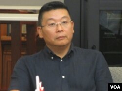 中国民运人士杨建利 (美国之音张永泰拍摄 )