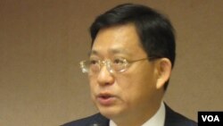 台灣執政黨國民黨立委 吳育昇（美國之音張永泰拍攝）