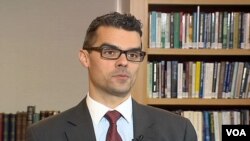 美國華盛頓卡托研究所賈斯汀.羅根(視頻截圖)