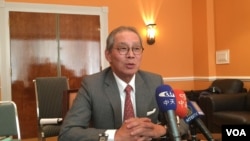 台湾驻美代表高硕泰(美国之音钟辰芳拍摄)