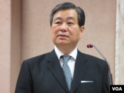 台湾外交部次长石定（ 美国之音张永泰拍摄）
