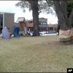 宗教自由基金会悬挂的无神论旗帜