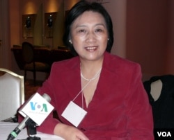 北京独立新闻工作者高瑜接受美国之音采访（资料照）