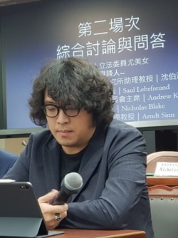 台湾民主实验室理事长沈伯洋（照片提供:沈伯洋脸书）