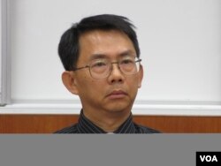 政治大學東亞所教授 寇健文(美國之音 張永泰拍攝)