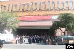 台北地方检察署门前的警察