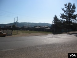 布里亚特地区的一个村庄。（美国之音白桦拍摄）