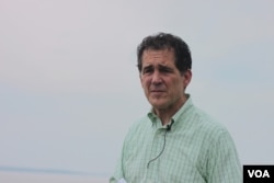 房地产商格雷格•加勒特（VOA卫视袁美拍摄）