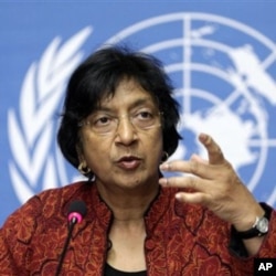 聯合國人權事務最高級官員納瓦尼特姆‧皮萊(資料照片)