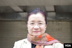 民进党立委田秋堇3月5日1立法院 (美国之音申华拍摄)