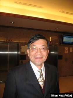 亲民党立委李桐豪(美国之音申华拍摄)