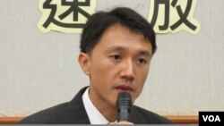 國際特赦台灣分會祕書長 楊宗澧(美國之音張永泰拍攝)