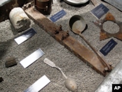 劳改营犯人们使用过的用品