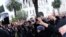 На акции протеста абхазской оппозиции в Сухуми