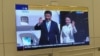 习近平夫妇5月8日抵达莫斯科时，俄罗斯电视台对此报道。