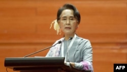 緬甸民主鬥士昂山素姬（資料圖）