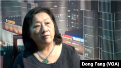 2013年7月，高瑜接受美国之音采访 （美国之音东方拍摄)