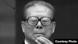 中国前国家领导人江泽民被传去(世网络合成照片)