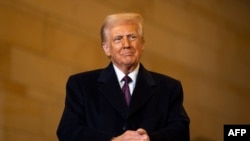 Дональд Трамп во время своей инаугурации в Капитолии, 20 января 2025 года