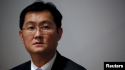 2016年3月17日，腾讯董事长兼首席执行官马化腾在香港出席新闻发布会，宣布公司业绩 (资料照)