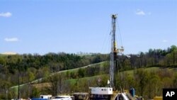 美国切萨皮克能源公司的天然气井