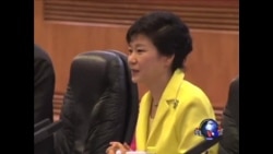 韩国总统朴槿惠与中国国家主席习近平会谈