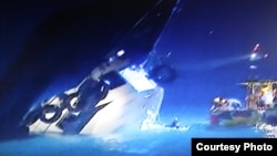 香港海难几十人丧生-香港电视画面截屏