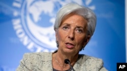 國際貨幣基金組織執行總裁拉加德。