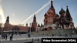 FILE -- The Kremlin in Moscow, Russia. China's leader, Xi Jinping, is in Moscow on a four-day visit for talks with Russia’s Vladimir Putin. 