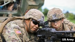 美国士兵2018年5月22日在波兰参加北约多国军训（美国陆军照片）