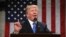 President Donald Trump delivers his first State of the Union address in the House chamber of the U.S. Capitol to a joint session of Congress, Jan. 30, 2018 in Washington.