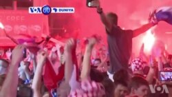 VOA60 Duniya: An Gudanar Da Bukukuwa A Zagreb, Bayan Nasarar 'Yan Wasan Kwallon Kafar Kasar Croatia
