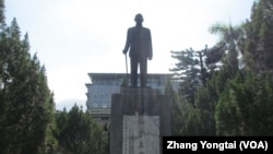 台湾校园常见的蒋介石像（资料照）