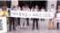 华人民主书院等团体在海基会前进行抗议（5月28日） （youtube视频截图）