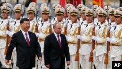 Владимир Путин и Си Цзиньпин, Китай, Пекин, 8 июня 2018 