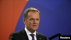 歐洲理事會主席圖斯克(資料圖片)