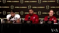 阿拉巴马大学获得美式橄榄球全美大学冠军