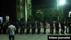 浙江省溫州市平陽縣水頭鎮警察、城管到平陽縣水頭救恩堂，要強拆教堂的十字架（資料照片）