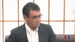 一名南韓人在日本駐韓大使館前自焚 (粵語)