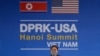 越南河內有關美朝峰會的廣告牌