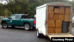 加州漁獵局查獲一噸非法魚翅(CDFW photo)