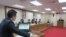 台湾立法院外交及国防委员会11月7号质询的情形 （美国之音张永泰拍摄 ）