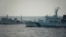 日本海上保安廳公開最近與中國海警艦艇在東中國海對峙的圖片(美國之音歌藍拍攝)