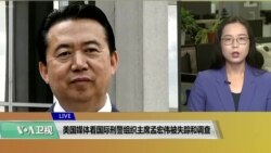 VOA连线(莫雨)：美国媒体看国际刑警组织孟宏伟被失踪和调查