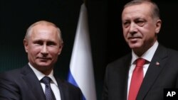 Владимир Путин и Реджеп Тайип Эрдоган