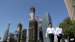 北京商業中心(資料照片)